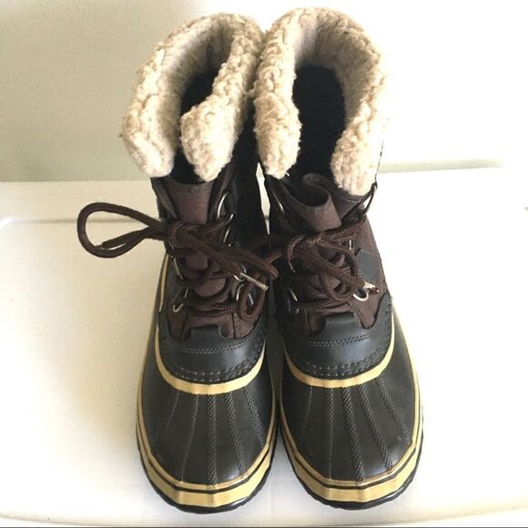 SOREL Women’s Winter Carnival Waterproof Snow Boot Taupe Brown 7 - Picture 3 of 8